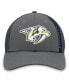 Men's Charcoal Nashville Predators Authentic Pro Home Ice Trucker Adjustable Hat