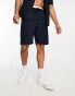 ONLY & SONS co-ord seersucker short in navy