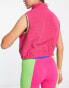 Daisy Street Active Neon gilet in pink