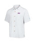 Men's White LSU Tigers Castaway Game Camp Button-Up Shirt