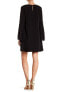 CeCe by Cynthia Steffe 155773 Women's Madeline V-Neck Dress Black Sz. 10