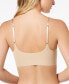 Женский бюстгальтер Calvin Klein invisibles Comfort Lightly Lined Retro Bralette QF4783