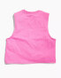 ASOS DESIGN PRIDE genderless tank vest in pink with front print