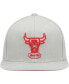 Men's Gray Chicago Bulls Hardwood Classics Tonal Snapback Hat