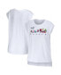 Women's White Atlanta Braves Greetings From T-shirt