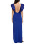 One33 Social Open Back Gown Women's Blue 0