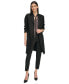 Women's Fuaux-Suede Long-Sleeve Topper Jacket