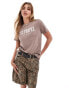 New Look St Tropez t-shirt in taupe