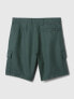 8" Linen-Cotton Cargo Shorts