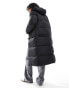 Threadbare puffer coat in black