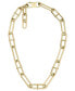 Heritage D Link Gold-tone Stainless Steel Chain Necklace