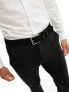 HUGO Gionio suede belt in black