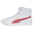 Puma Vikky V3 High Top Womens White Sneakers Casual Shoes 387610-03