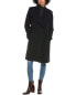 Via Spiga Crepe Coat Women's