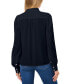 Women's Stand-Collar Long-Sleeve Blouse