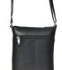 Women´s leather crossbody handbag 7001 Black