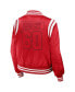 Women's Red Kansas City Chiefs Bomber Full-Zip Jacket