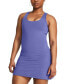 Women's Scoop-Neck Built-In Shorts Motion Dress