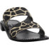 COCONUTS by Matisse Limelight Giraffe Slide Womens Black Casual Sandals LIMELIG