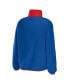 Women's Royal Buffalo Bills Polar Fleece Raglan Full-Snap Jacket