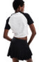 Dickies sodaville short sleeve cropped t-shirt in black and white- exclusive to asos