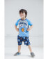 Baby Boys Elmo Cookie Monster T-Shirt and Shorts Outfit Set to