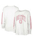 Women's White Ohio State Buckeyes Statement SOA 3-Hit Long Sleeve T-shirt