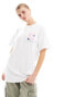 ellesse Fortunata back print t-shirt in white