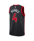 Men's Scottie Barnes Black Toronto Raptors Replica Swingman Jersey - Statement Edition