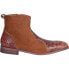 Dingo Dunn Croc Zippered Mens Brown Casual Boots DI222-BRN