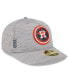 Men's Gray Houston Astros 2024 Clubhouse Low Profile 59FIFTY Fitted Hat