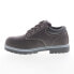 Lugz Warrant LO Slip Resistant Mens Gray Oxfords & Lace Ups Casual Shoes 8