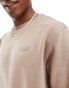 Vans Core basic ii crew sweatshirt in desert taupe