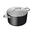 Professional 7 qt, 6.5 L, 10.25", 26cm Nonstick Dutch Oven with Lid, Black