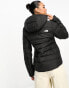 The North Face Aconcagua 3 hooded down puffer jacket in black