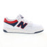 New Balance 480 BB480LNR Mens White Leather Lifestyle Sneakers Shoes