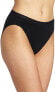 Ongossamer 247694 Womens Cotton Hi Cut Brief Panty Underwear Black Size Large