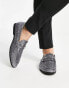 Truffle Collection Wide Fit snaffle trim loafers in chunky glitter