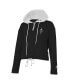 Women's Black Las Vegas Aces Game Plan Quarter-Zip Hoodie