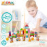 WOOMAX Wooden Building Blocks 50 Pieces