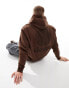 Deus Ex Machina vortex hoodie in brown