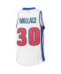 Big Boys Rasheed Wallace White Detroit Pistons 2003-04 Hardwood Classics Swingman Jersey