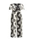 Plus Size Peta Print Jumpsuit