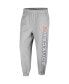 Women's Gray Distressed Denver Broncos Double Pro Harper Jogger Sweatpants