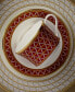 Crochet Set of 4 Saucers, 6"