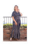 Plus Size Vienna Kimono Sleeve Long Maxi Dress