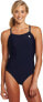 TYR Sport Women's 189595 Solid Diamondback One Piece Navy Swimsuit Size 32