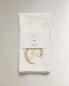 Embroidered linen napkins (pack of 2)