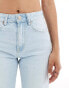 Stradivarius Petite straight leg jean in light wash