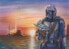 Schmidt Spiele PQ Puzzle 1000 el. THOMAS KINKADE Nowy kierunek (Star Wars - The Mandalorian)